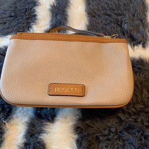 ROSETTI LEATHER WALLET/ MAKEUP BAG.